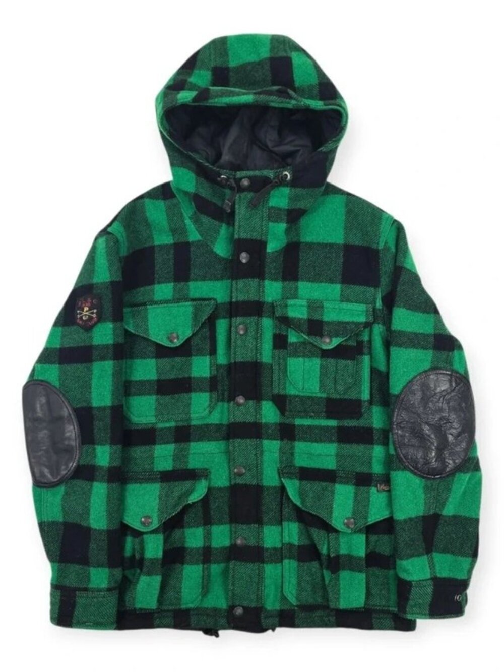 Polo Ralph Lauren Ski Club Wool Buffalo Plaid Parka Jacket Men’s Size M